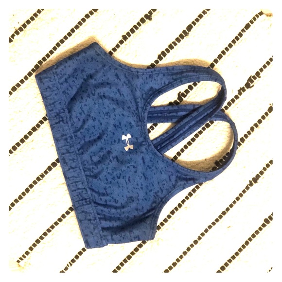 UNDER ARMOUR | Blue print sports bra - Picture 1 of 4